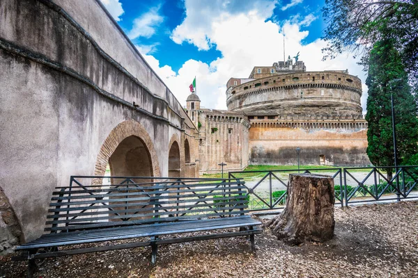 Mausolée Hadrien Généralement Connu Sous Nom Castel Sant Angelo Anglais — Photo