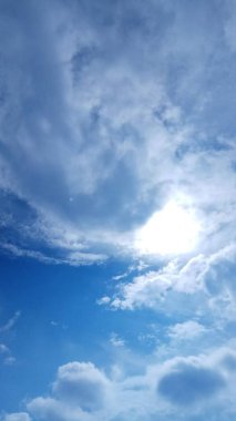 Gökyüzünün güzel manzarası 