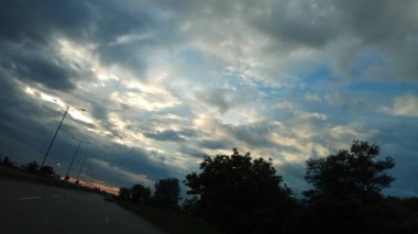 Gökyüzünün güzel manzarası 