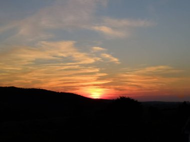 Gökyüzünün güzel manzarası 