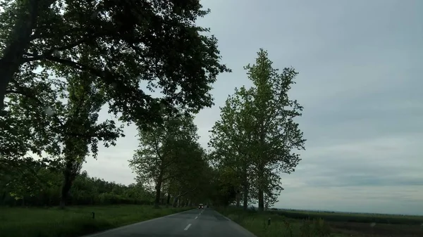 Schöne Aussicht Auf Die Natur Aus Dem Auto — Stockfoto