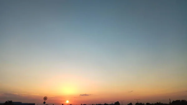 日落的美丽景色 — 图库照片