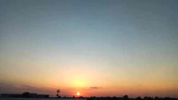 Прекрасный Вид Закат — стоковое фото