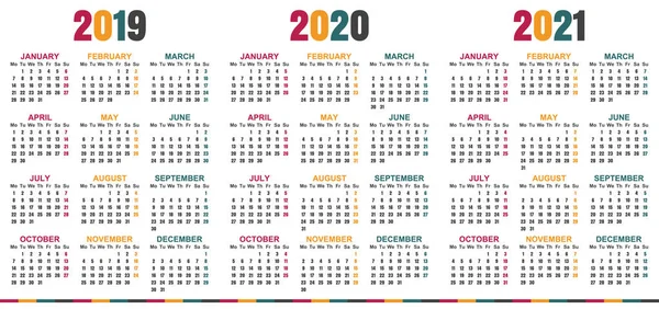 2019 2020 Calender Stock Vectors Royalty Free 2019 2020 Calender Illustrations Depositphotos 22019 and 2021 calendar
