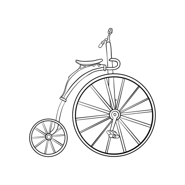 Vélo vintage vectoriel — Image vectorielle