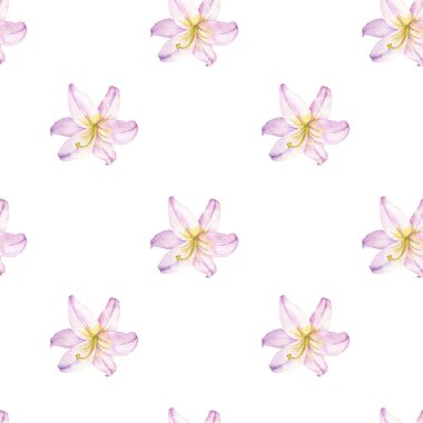 Sulu Boya çizim çiçek ile Seamless Modeli