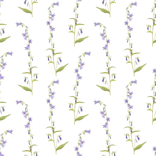 Naadloze patroon met aquarel tekenen planten — Stockfoto