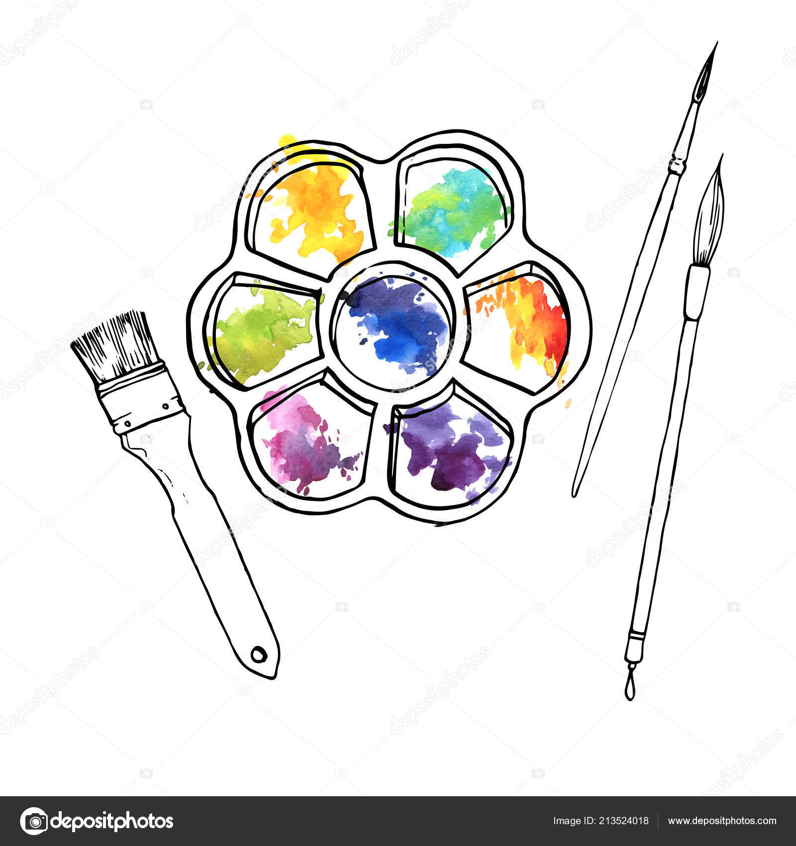 art palette drawing