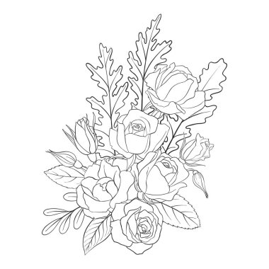 Vector floral kompozisyon