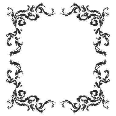 Barok model öğeleri vektör