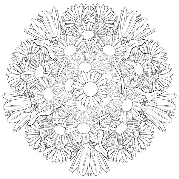 Vektorové kreslení květ lilie — Stockový vektor