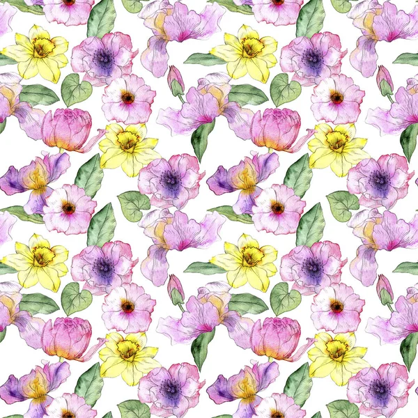 Çiçeklerle kusursuz desen