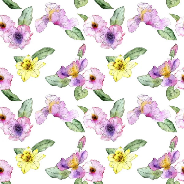 Çiçeklerle kusursuz desen