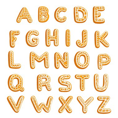 vektör chrictmas çerezleri