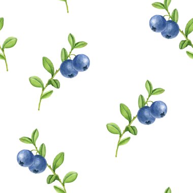 böğürtlenli suluboya desenli