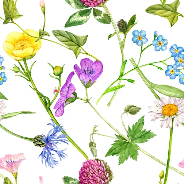 suluboya çiçekler çiziyor