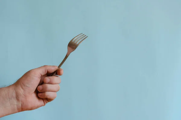 Pegando Um Pedaço De Omelete Espanhol Com Um Garfo. Foto de Stock