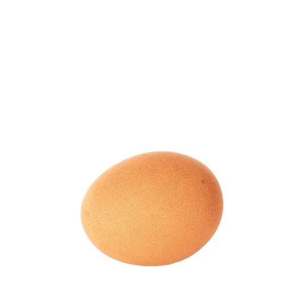 Uovo isolato su sfondo bianco. Egg Clipping Path.Uovo di pollo — Foto Stock