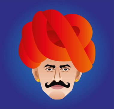 Rajasthani Rabari adam yakın
