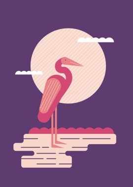 suda duran şık vinç