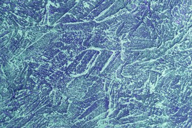 Doku dokulu duvar Celadon sanat yazı alanı ile kaba stilize metin Banner.