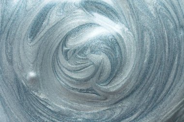 Gümüş renkli boya dokusu. Boşluğu kopyala.