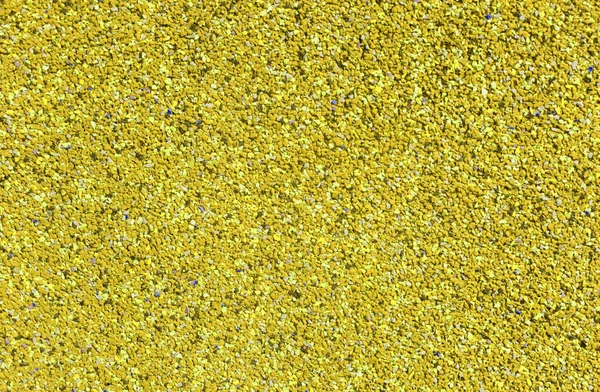 Textura Fundo Pequenos Seixos Cor Amarela — Fotografia de Stock