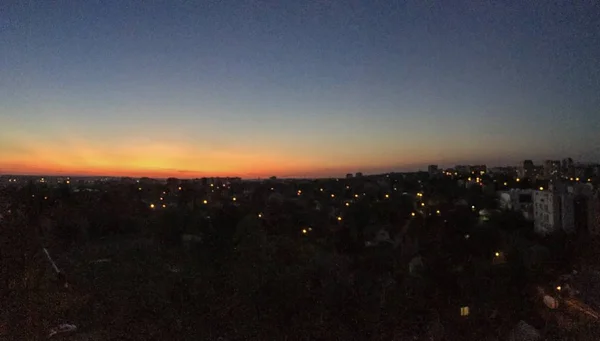 Verschiedene Wolken Auf Einer Meereslandschaft — Stockfoto