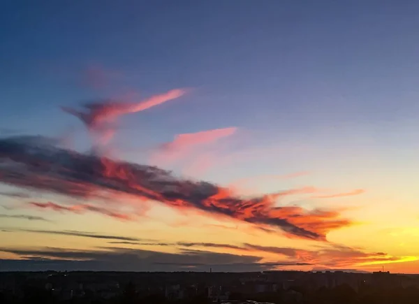 Nubes Diferentes Paisaje Marino — Foto de Stock