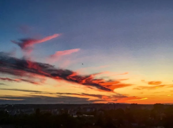 Nubes Diferentes Paisaje Marino — Foto de Stock