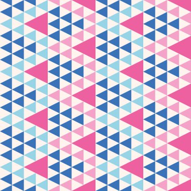 Soyut geometrik modern üçgenler seamless modeli.