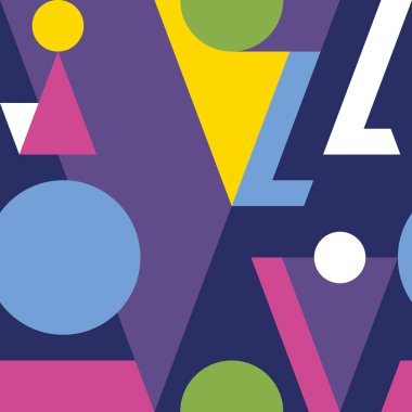 Modern soyut geometrik Seamless Modeli.