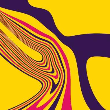 Soyut geometrik psychedelic hipnotik renkli arka plan. Kompozisyon 9