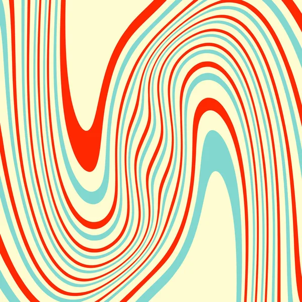 Résumé Géométrique Psychédélique Hypnotique Fond Coloré Composition — Image vectorielle
