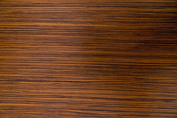 Zebrawood Design Brown Black Striped Color Laminated Table Top — Stock Photo, Image