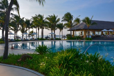 Güzel Vietnam Otel havuzu