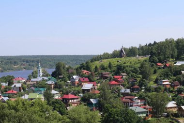 köy Rusya havadan görünümü