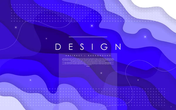 Banner Horizontal Con Fondo Abstracto Formas Corte Papel Diseño Vectorial — Vector de stock