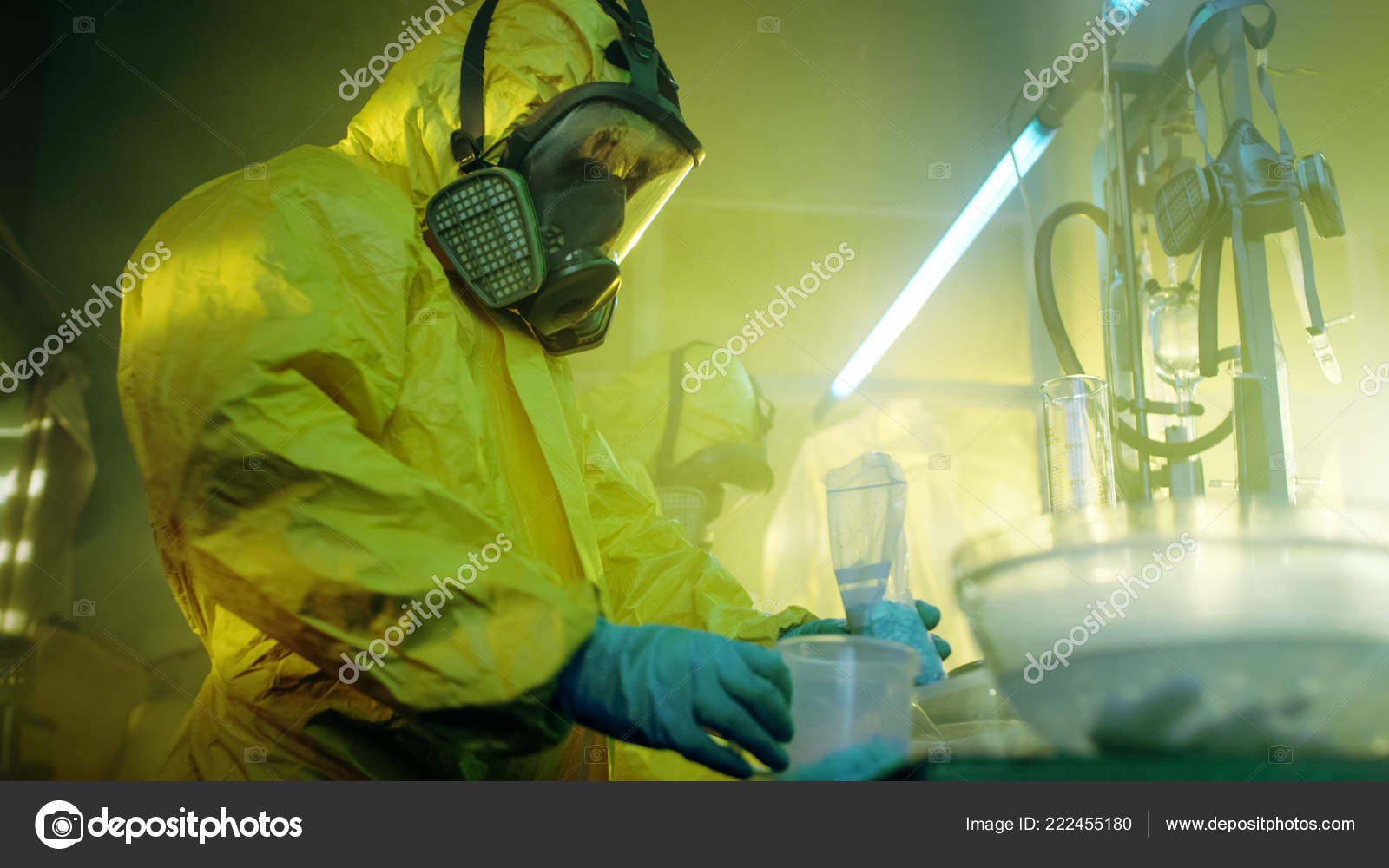 Underground Laboratory Clandestine Chemists Protective Coveralls