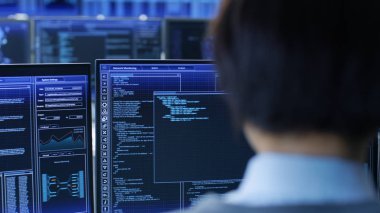 Sistem kontrol odasında teknik operatör anlamına gelir ve birden çok ekran grafik üzerinde gösterilen çeşitli faaliyetleri izler. Yapay zeka, büyük veri madenciliği, Neural ağ, gözetim Proje Yöneticisi monitörler çalışmaları.