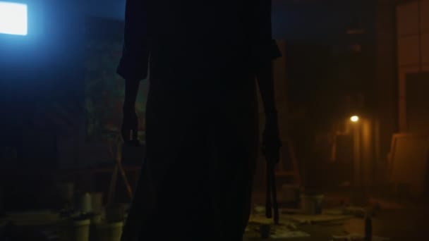 Абстрактная картина маслом стоковые видео, футажи