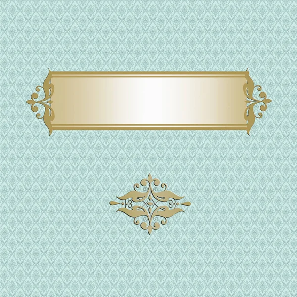 Vector Image Lettering Frame Vintage Background — Stock Photo, Image