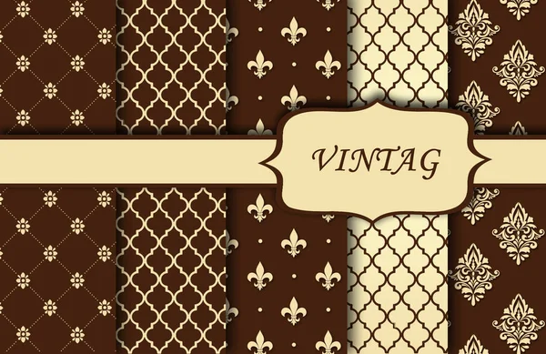 Estilo Vintage Fundos Stock Imagem — Vetor de Stock