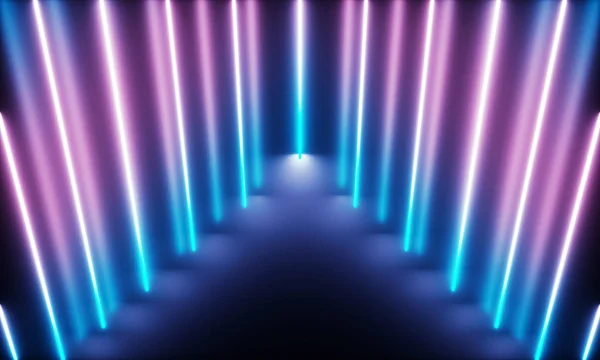 Tubos de neón con luz maravillosa —  Fotos de Stock
