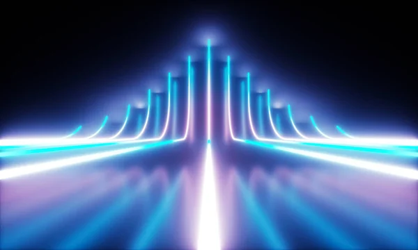 Harika ışık ile Neon Tüpler