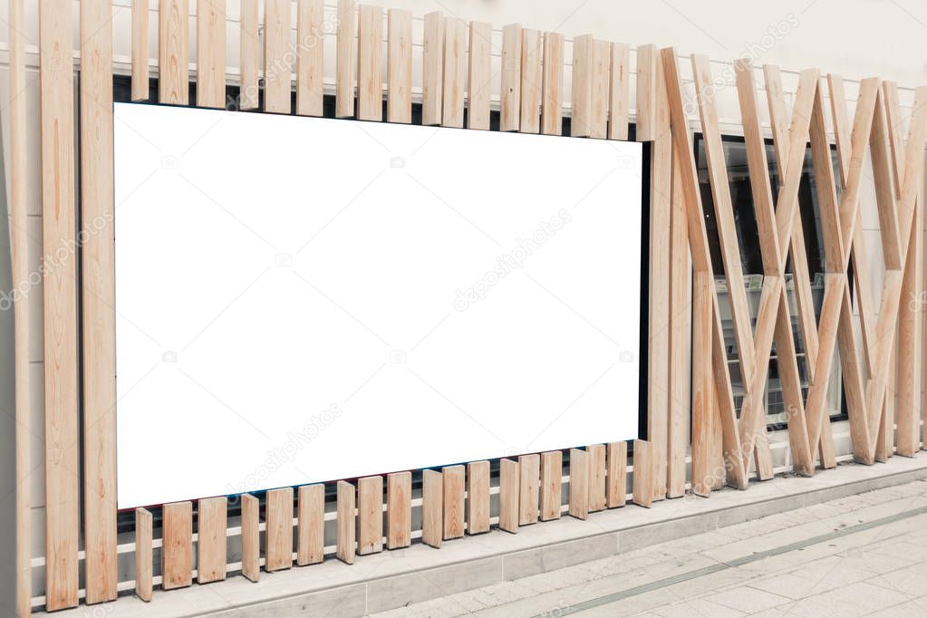 Mockup image of Blank billboard