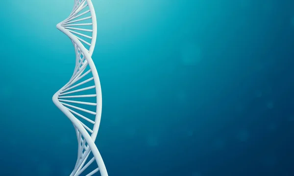 mavi sıvı 3D DNA.