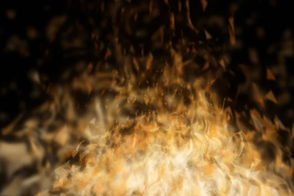 Siyah soyutlanmış soyut yangın.