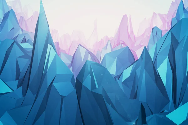 Edelstenen en kristallen berg — Stockfoto