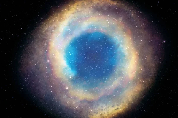 Galáxia colorida no espaço — Fotografia de Stock